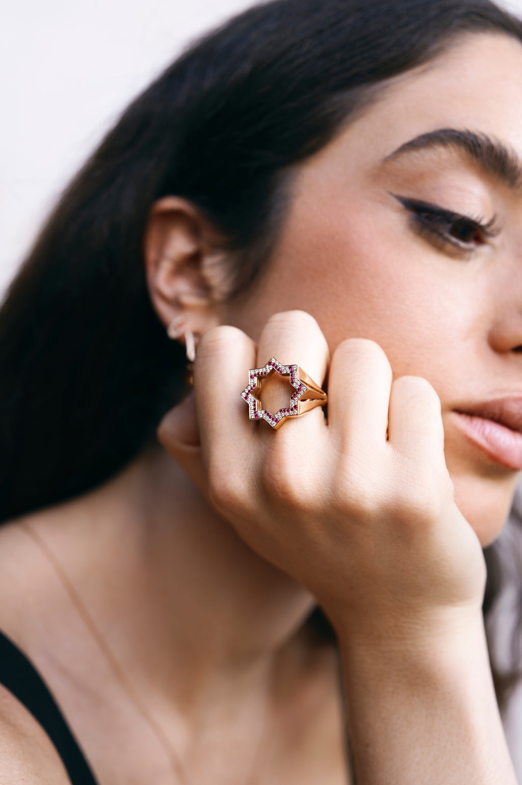 ROOTS STAR RING - L