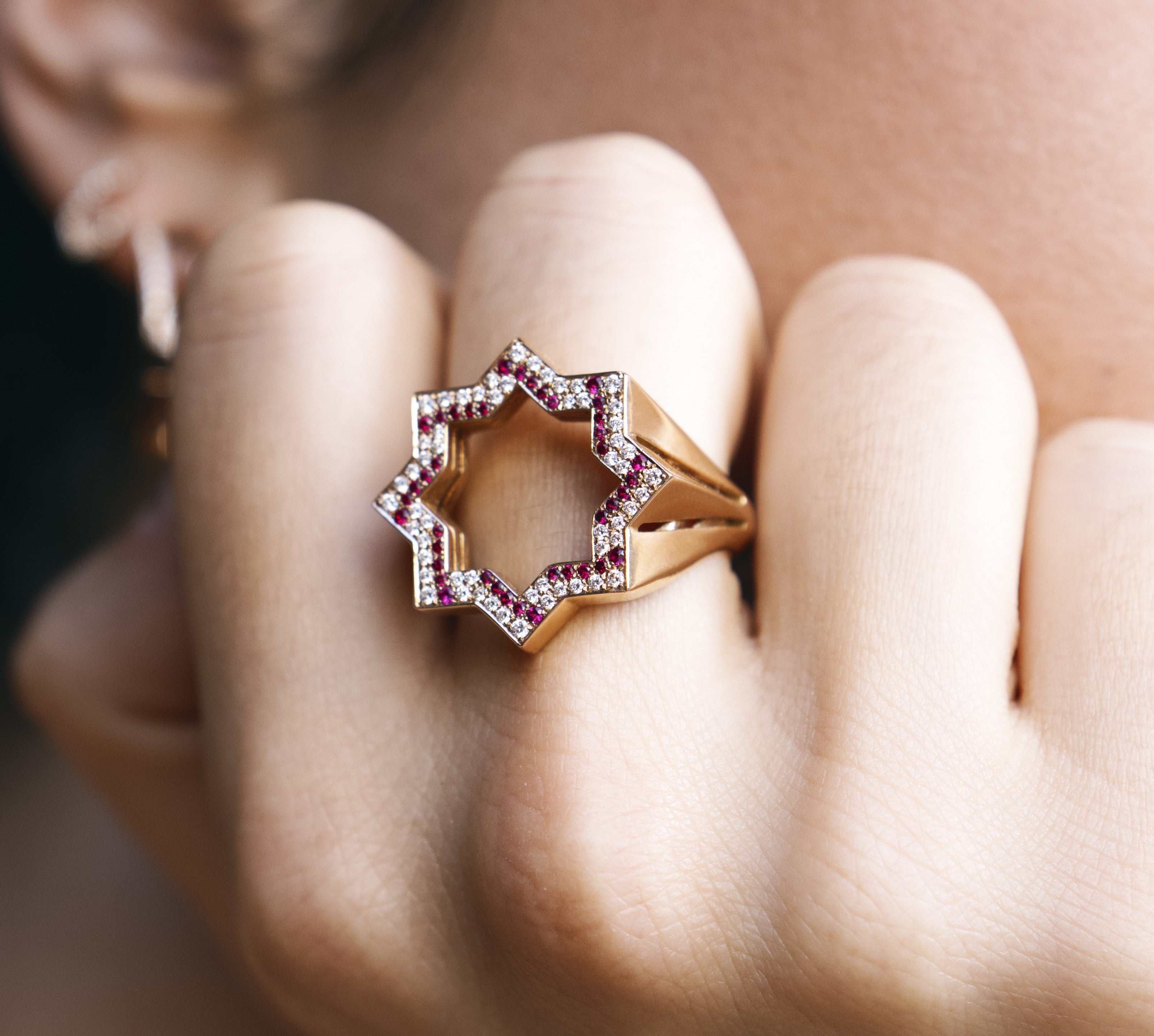 ROOTS STAR RING - L