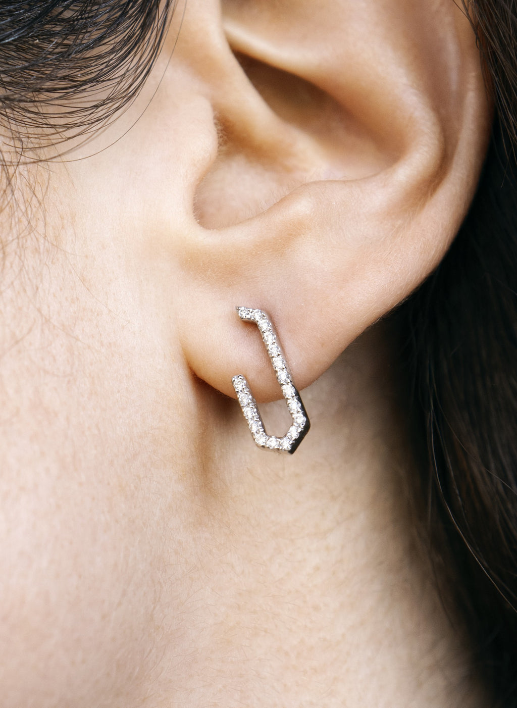 ROOTS ESSENCE EARRINGS PAVÉ - S